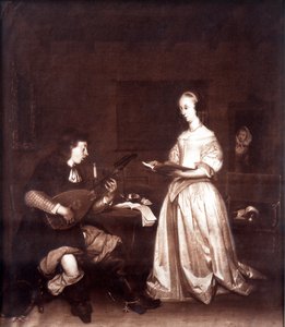 The Duet: a singer and a lute player